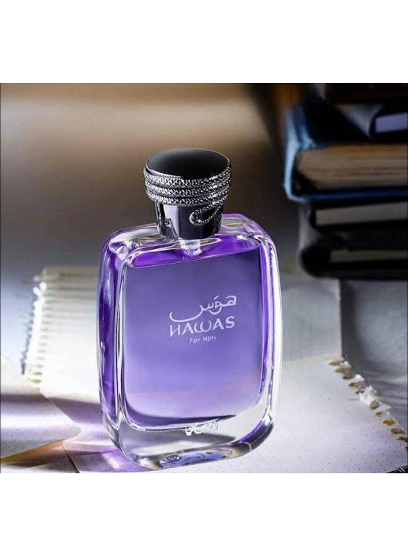 هوس  عطر الرصاصي هوس الرجالي او دو بارفيوم 100مل - Image 2